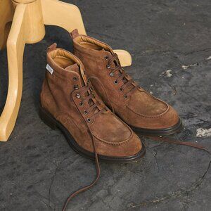 Combat Suede Hiking Boots Cognac Men’s Size 12
